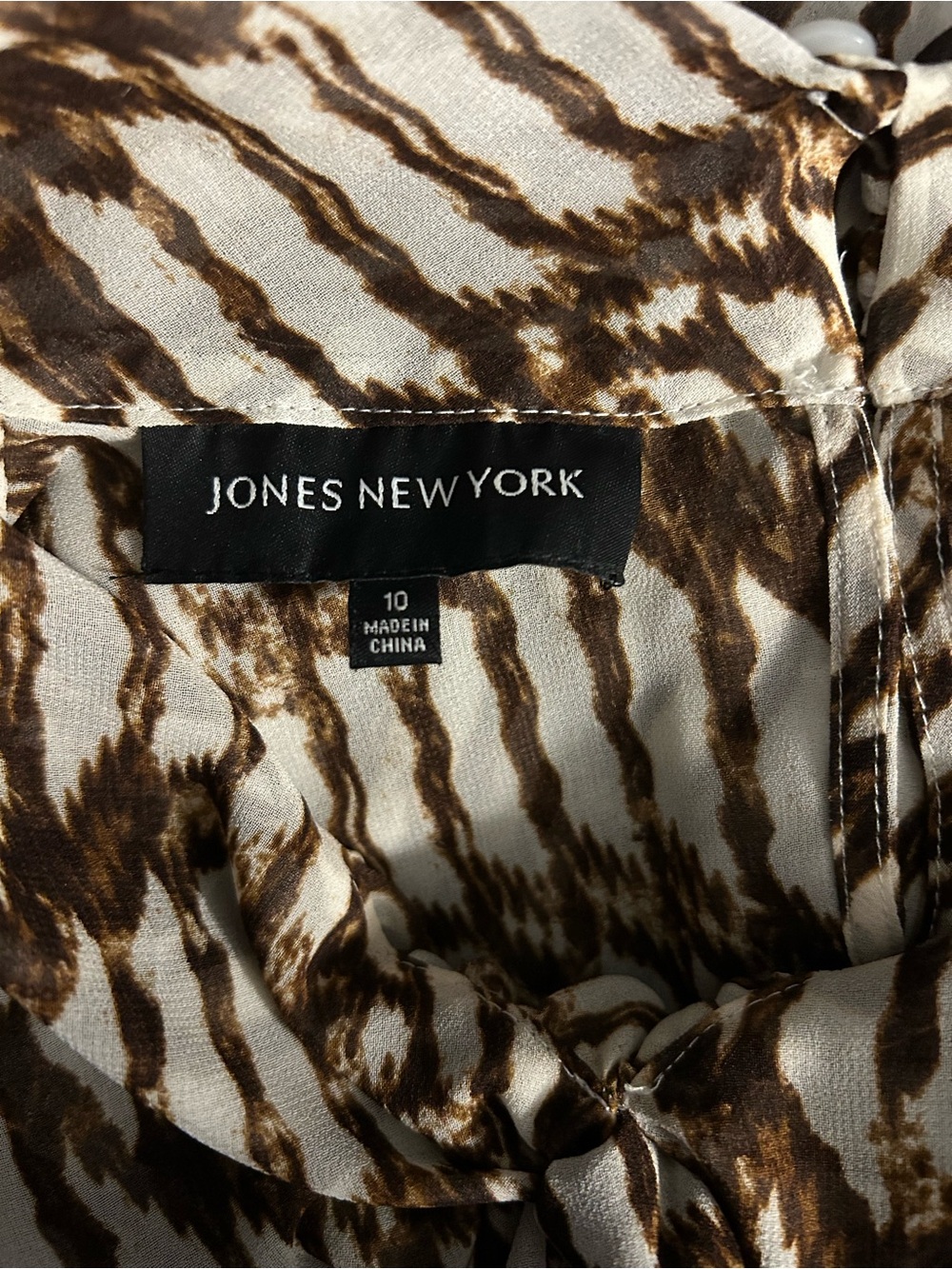 Jones New York SZ 10 Sleeveless Top - Picture 5 of 6